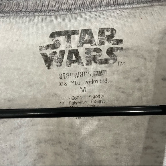 Star Wars darth Vader shirt womens size medium gray black - Picture 2 of 3